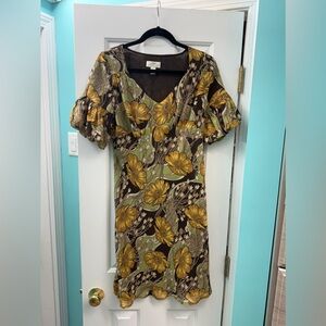 LOFT flower patterned dress